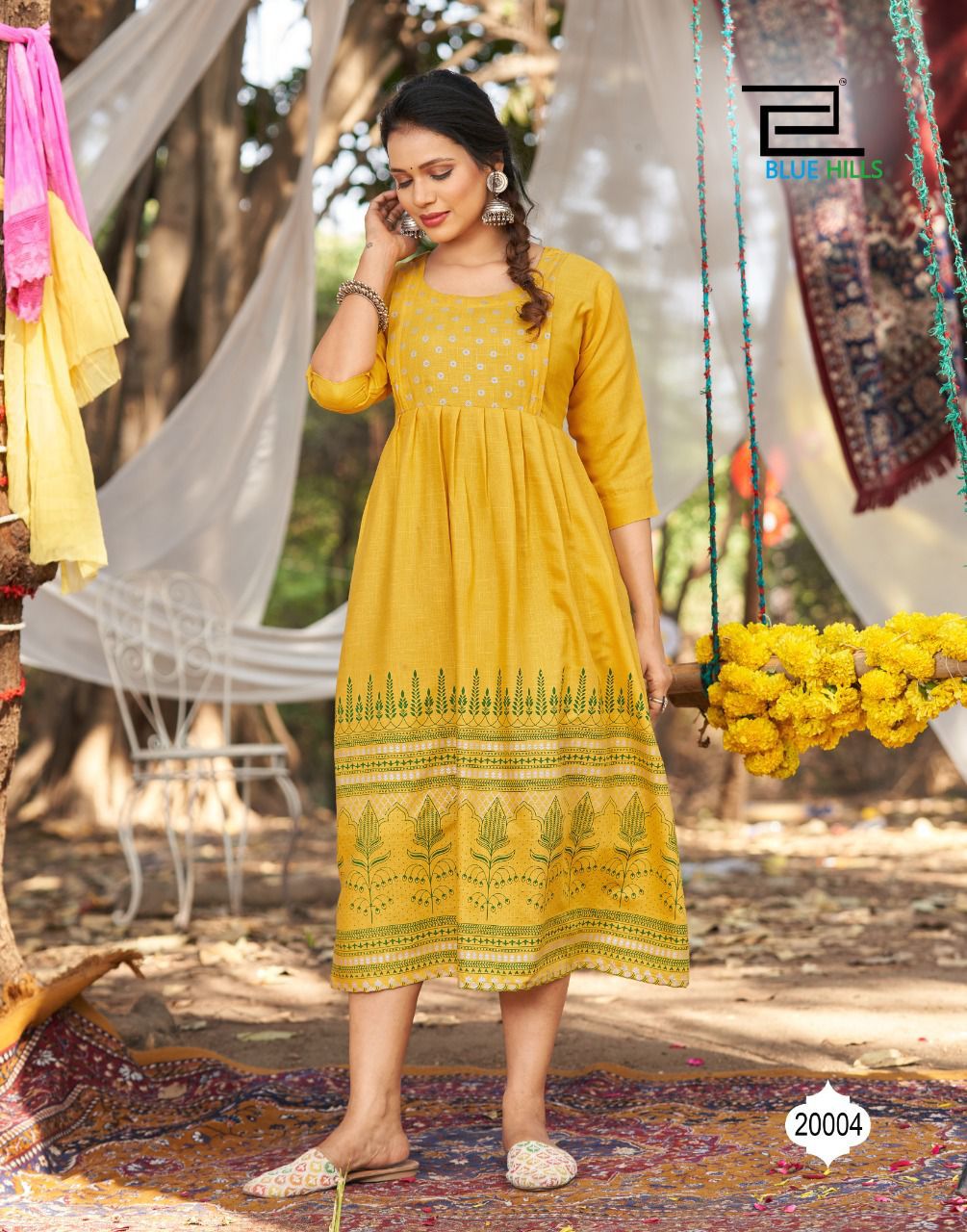 Blue Hills Trend 20 New Designer Regular Wear Rayon Printed Kurti Collection